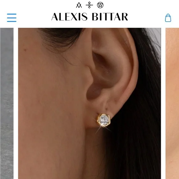 Alexis Bittar TWO pair earrings - Picture 5 of 7